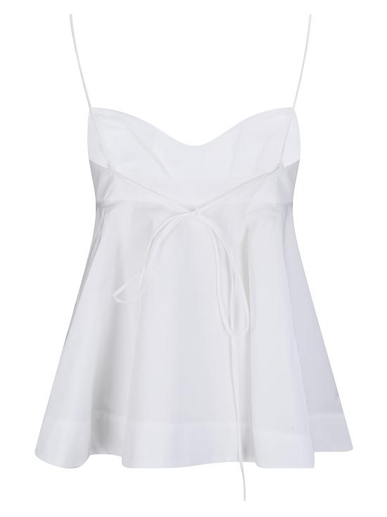 26SS 로에 민소매 티셔츠 41920126 100303 optic white - ROHE
