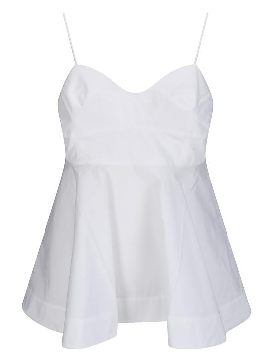 26SS 로에 민소매 티셔츠 41920126 100303 optic white