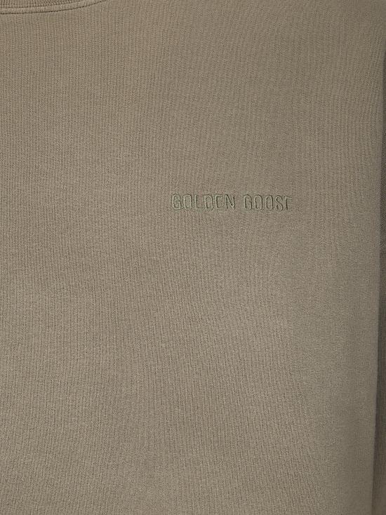 26SS 골든구스 긴팔 티셔츠 GUP01938P002383 15878 BLEACHED WASHED BEIGE - GOLDEN GOOSE