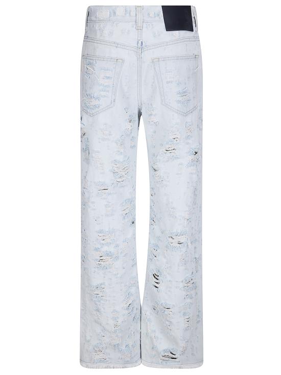 26SS 하이쿠레 데님 팬츠 HEW03368DF180L0934 L0934 LIGHT BLUE DESTROY - HAIKURE