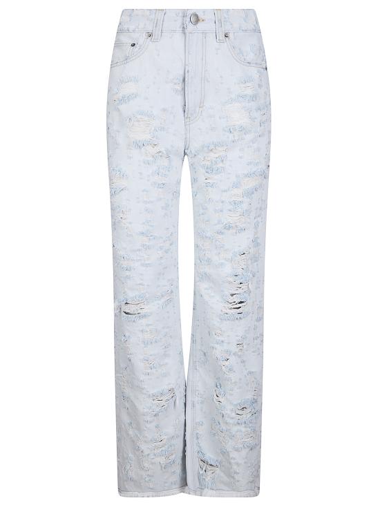 26SS 하이쿠레 데님 팬츠 HEW03368DF180L0934 L0934 LIGHT BLUE DESTROY