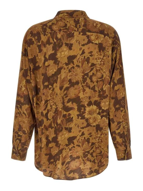 26SS 마리아노 긴팔 셔츠 MGSS26SR012906075 Brown - MAGLIANO