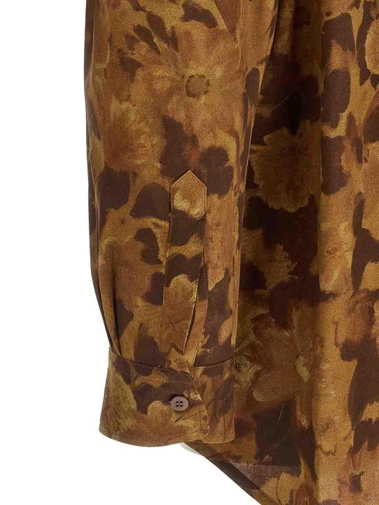 26SS 마리아노 긴팔 셔츠 MGSS26SR012906075 Brown - MAGLIANO