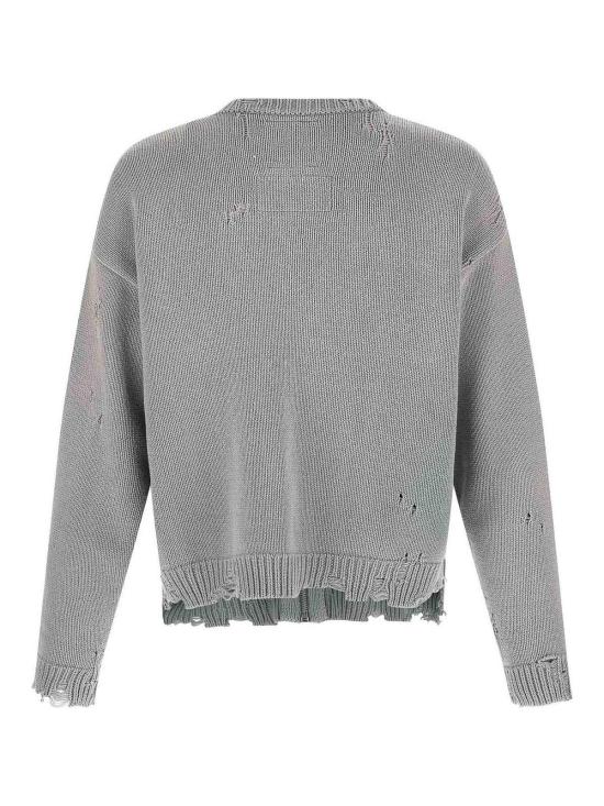 26SS 메종 미하라 야스히로 스웨터 A16CD501BLUE Grey - MAISON MIHARA YASUHIRO