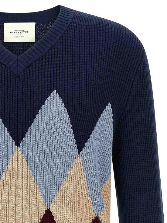26SS 발렌타인 스웨터 B2P00114C0593565 Blue - BALLANTYNE