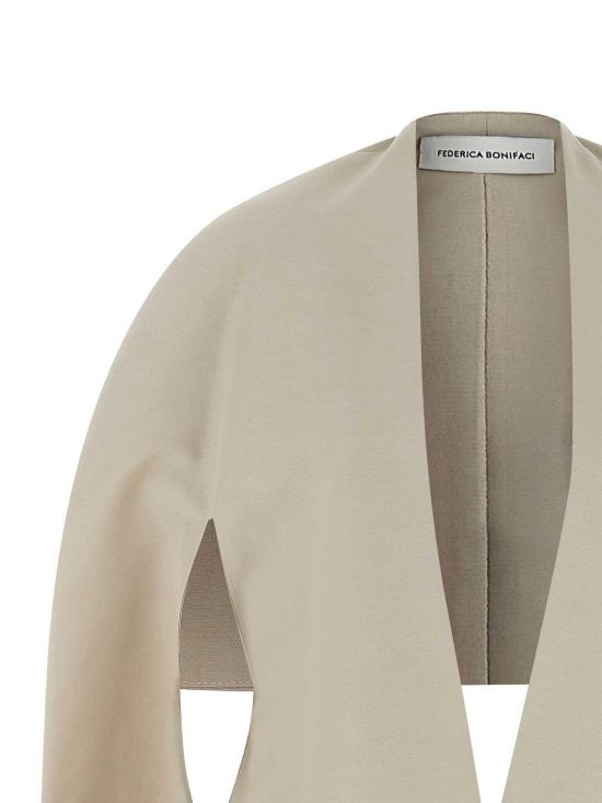 26SS 페데리카 보니파치 케이프 KA070GREY Grey - FEDERICA BONIFACI