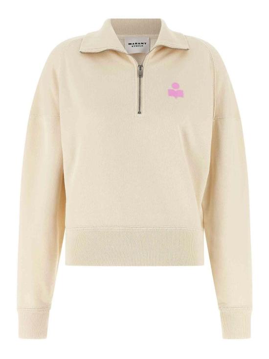 26SS 이자벨마랑에뚜왈 긴팔 티셔츠 SW0093FAD1M04EECPK Beige