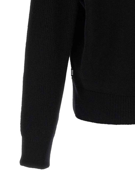 25FW 휴고보스 스웨터 50550424001 BLACK - HUGO BOSS