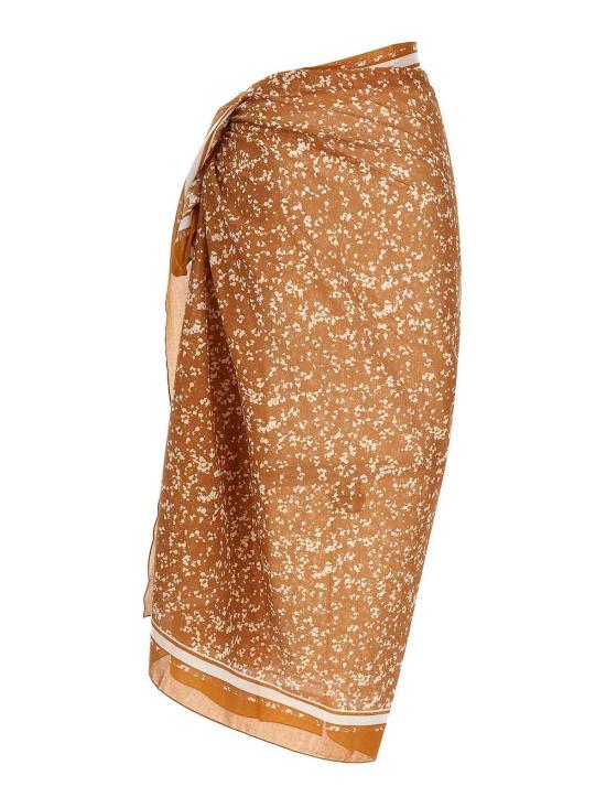 26SS 키톤 미디 스커트 D53753K0954H01001 Brown - KITON