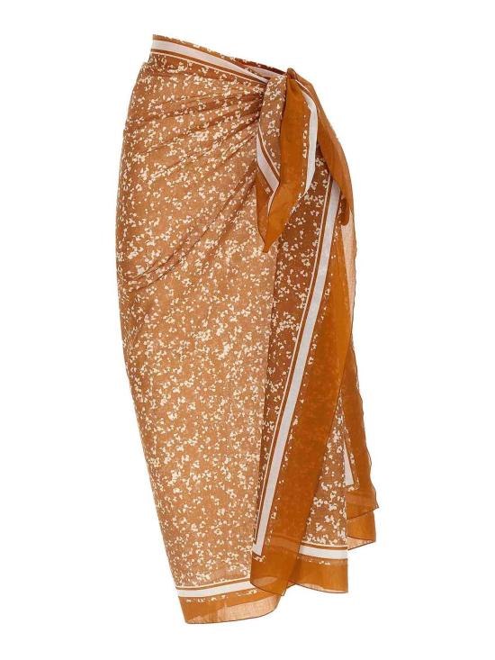 26SS 키톤 미디 스커트 D53753K0954H01001 Brown