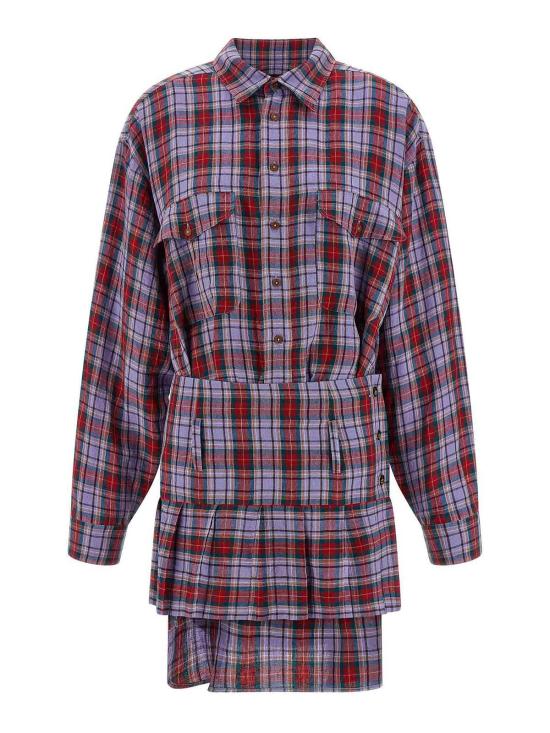 26SS 비비안웨스트우드 미디 원피스 110103A4W01C6O102 Multicolour