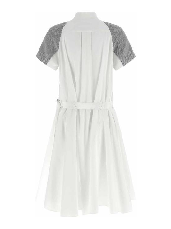  사카이 미디 원피스 SCW331378 White - SACAI