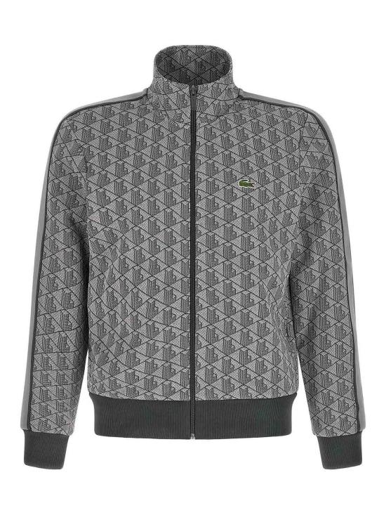26FW 라코스테 모노그램 집업 스웨트셔츠 SH136841I Grey