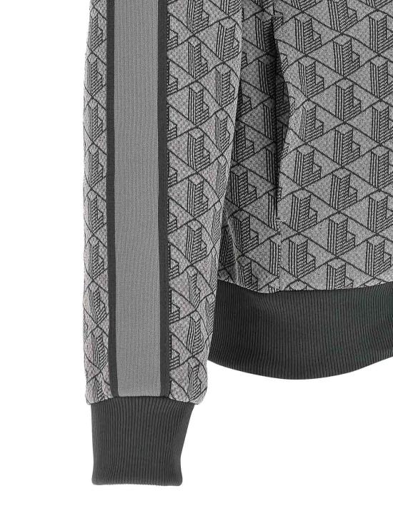 26FW 라코스테 모노그램 집업 스웨트셔츠 SH136841I Grey - LACOSTE