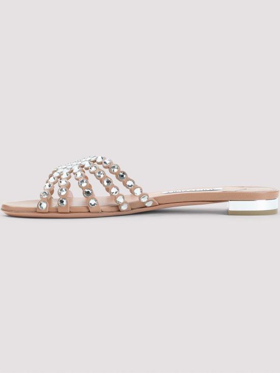 26SS 아쿠아주라 뮬/슬리퍼 TQLFLAS3NAPPWP Light Pink - AQUAZZURA