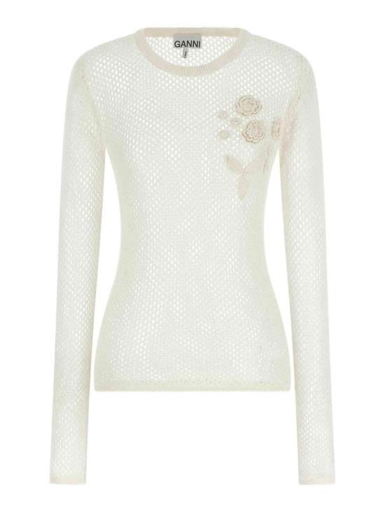 26SS 가니 긴팔 티셔츠 A1070231135 White