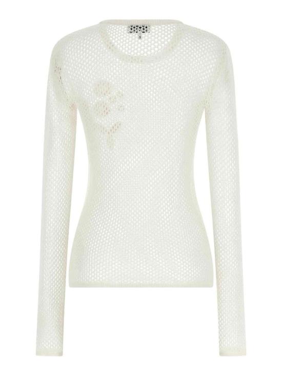 26SS 가니 긴팔 티셔츠 A1070231135 White - GANNI