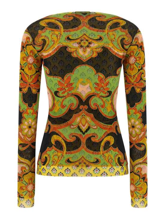 26SS 에트로 긴팔 티셔츠 WRJA003899IAS67X0812 Multicolour - ETRO