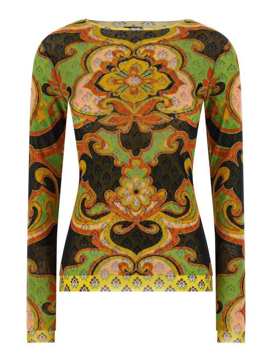 26SS 에트로 긴팔 티셔츠 WRJA003899IAS67X0812 Multicolour