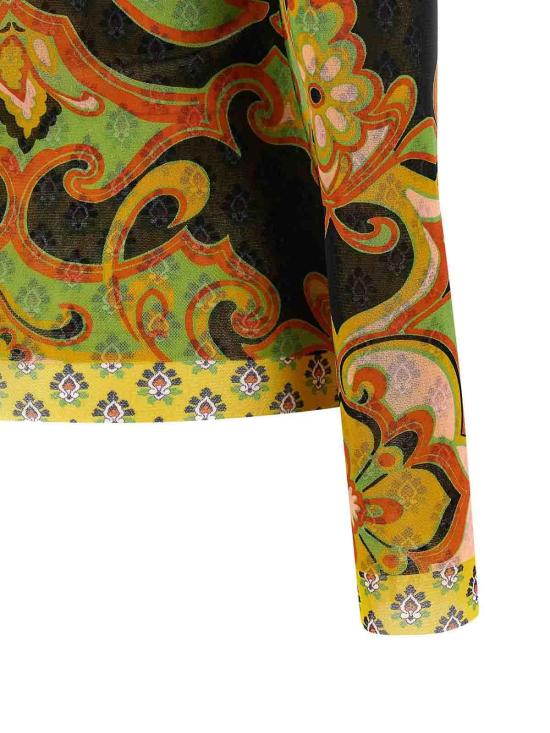 26SS 에트로 긴팔 티셔츠 WRJA003899IAS67X0812 Multicolour - ETRO