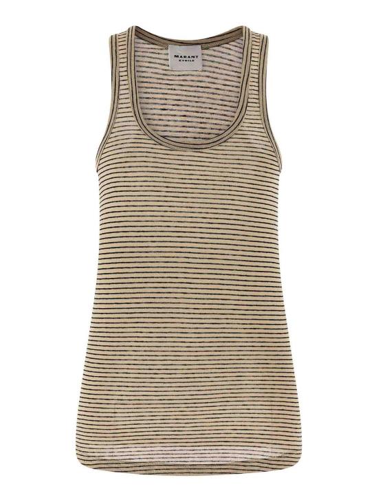 26SS 이자벨마랑에뚜왈 민소매 티셔츠 TS0261FDD1N02EBKBE Beige