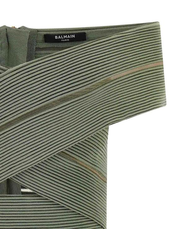 26SS 발망 민소매 티셔츠 GF0AB580KJ757EU Green - BALMAIN