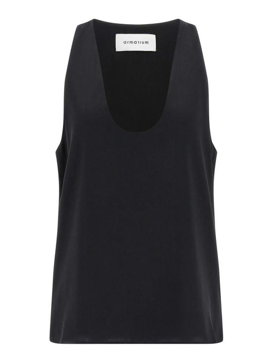 26SS 아르마리움 민소매 티셔츠 ARMTMT031SE07002 Black