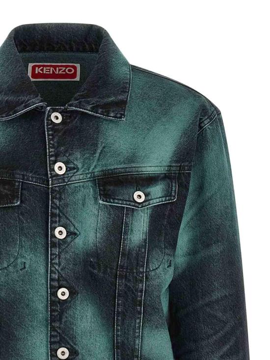 26SS 겐조 배지스 컷오프 트러커 베스트 FG55DV3146K762 - KENZO