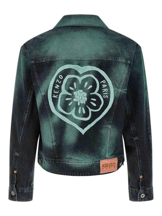 26SS 겐조 배지스 컷오프 트러커 베스트 FG55DV3146K762 - KENZO