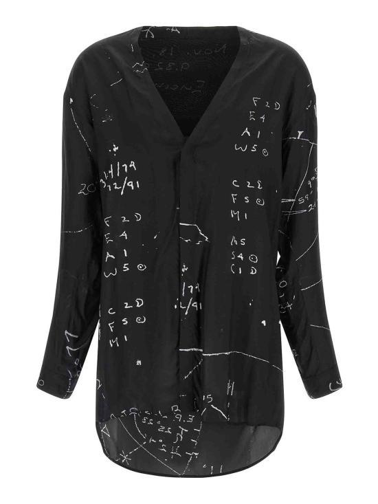 26SS 릭 오웬스 긴팔 셔츠 RU01F2295KP109 Black