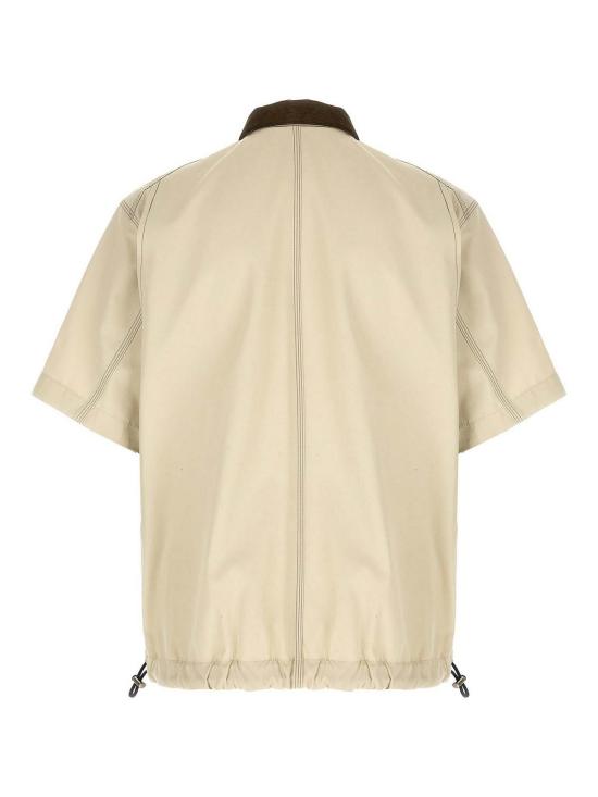 26SS 사카이 반팔 셔츠 2603991M199 Beige - SACAI