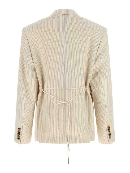 26SS 드리스 반 노튼 수트 자켓 26101044133605 Beige - DRIES VAN NOTEN