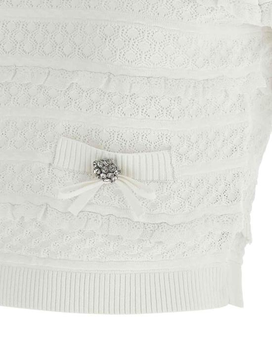 26SS 셀프 포트레이트 반팔 티셔츠 SS26063TWHITE White - SELF PORTRAIT