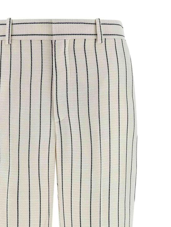 26SS 발망 스트레이트 팬츠 GF1PN220VI61GPP White - BALMAIN