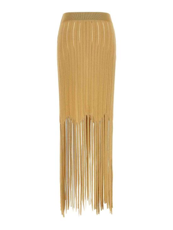 26SS 발망 롱 스커트 GF0LC233KJ631GQ Beige - BALMAIN