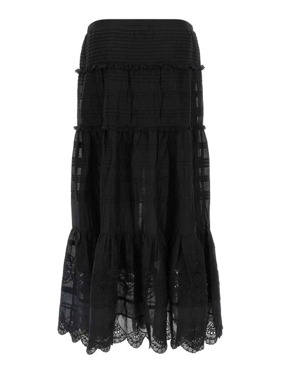 26SS 이자벨마랑에뚜왈 파올리네 스커트 JU0446FAD1J05E01BK Black - ISABEL MARANT ETOILE