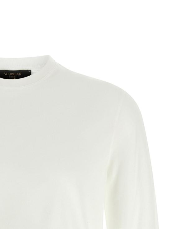 26SS 자노네 긴팔 티셔츠 815224ZG380Z0001 White - ZANONE