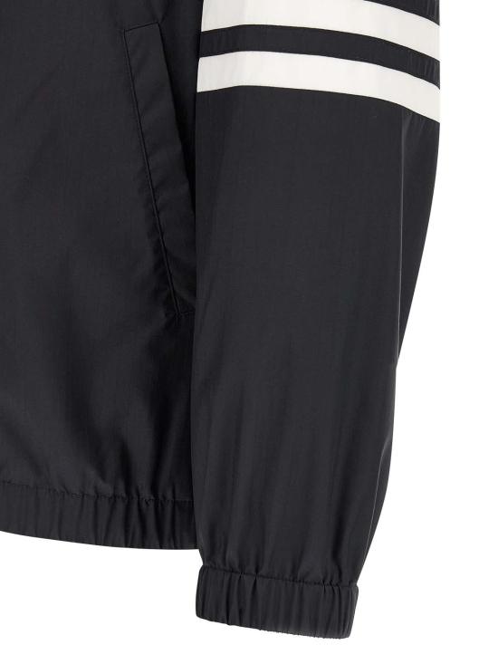 26SS 톰브라운 샤이니 립스탑 래글런 4바 트랙 재킷 MJU583CF1095415 Blue - THOM BROWNE