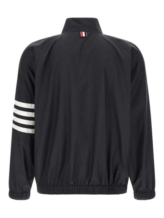 26SS 톰브라운 샤이니 립스탑 래글런 4바 트랙 재킷 MJU583CF1095415 Blue - THOM BROWNE