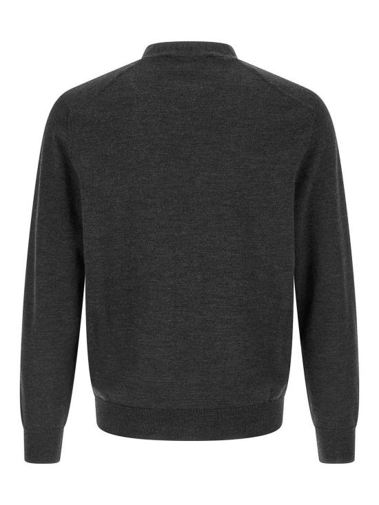 26SS 메종키츠네 더블 폭스 헤드 레귤러 가디건 OM051CFKT1181P190 Grey - MAISON KITSUNE