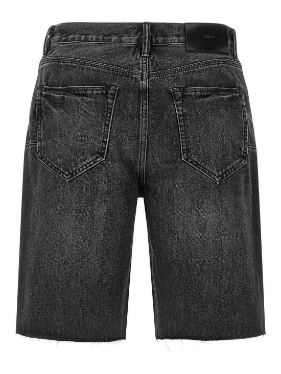 26SS 퍼플 브랜드 데님 숏팬츠 P059WBLK226BLACK Black - PURPLE BRAND