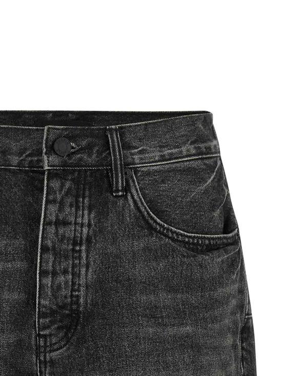 26SS 퍼플 브랜드 데님 숏팬츠 P059WBLK226BLACK Black - PURPLE BRAND