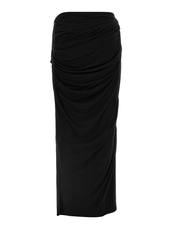 26SS 엔타이어 스튜디오 롱 스커트 ESSS26SK012430015 Black - ENTIRE STUDIOS