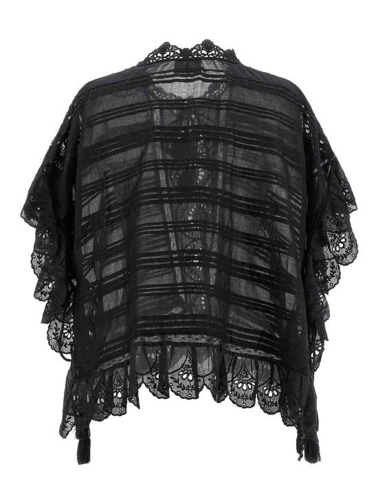 26SS 이자벨마랑에뚜왈 페이튼 탑 HT0768FAD1J05E01BK Black - ISABEL MARANT ETOILE