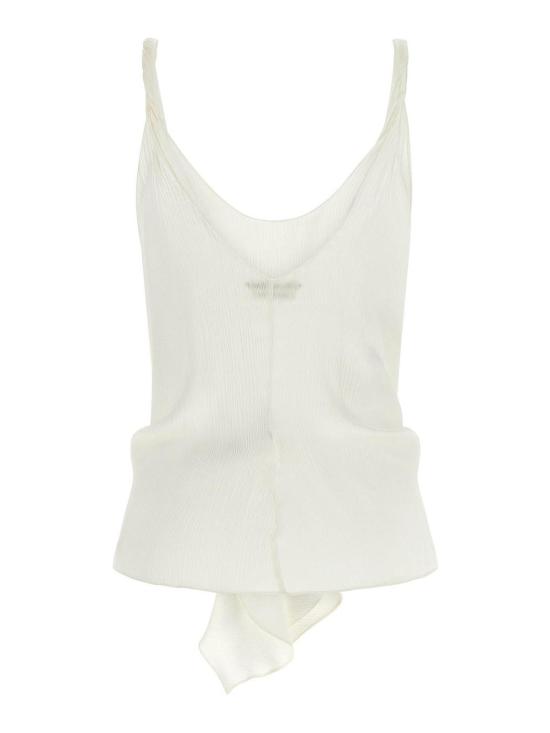 26SS JW앤더슨 민소매 티셔츠 TP0365PG1897002 White - JW ANDERSON