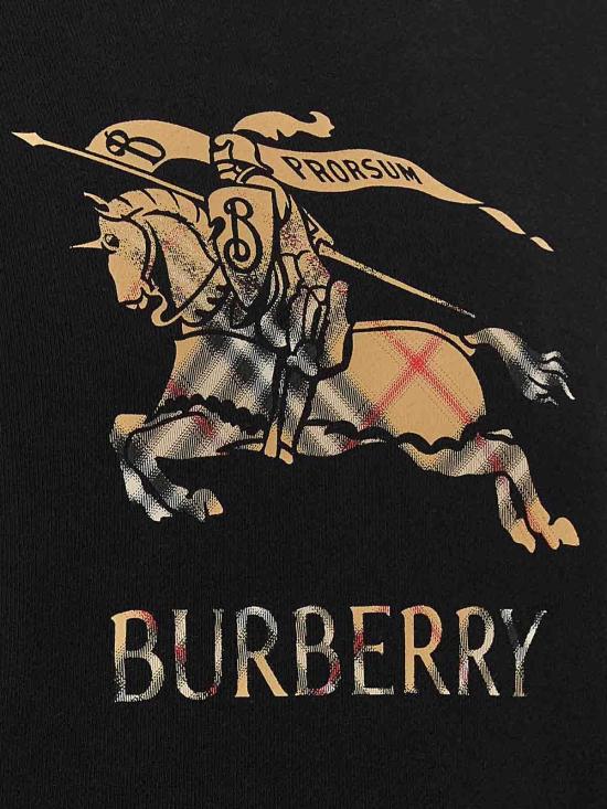 26SS 버버리 EKD 옴브레 코튼 후디 8119021 Black - BURBERRY