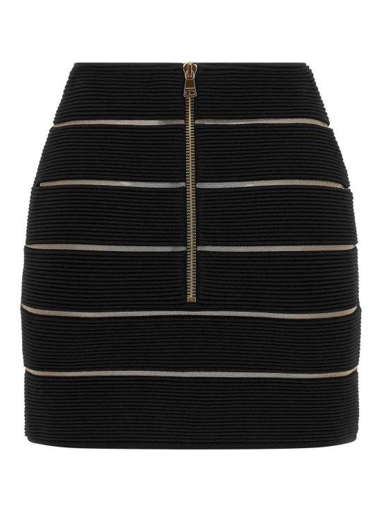26SS 발망 숏 스커트 GF0LBB48KJ750PA Black - BALMAIN