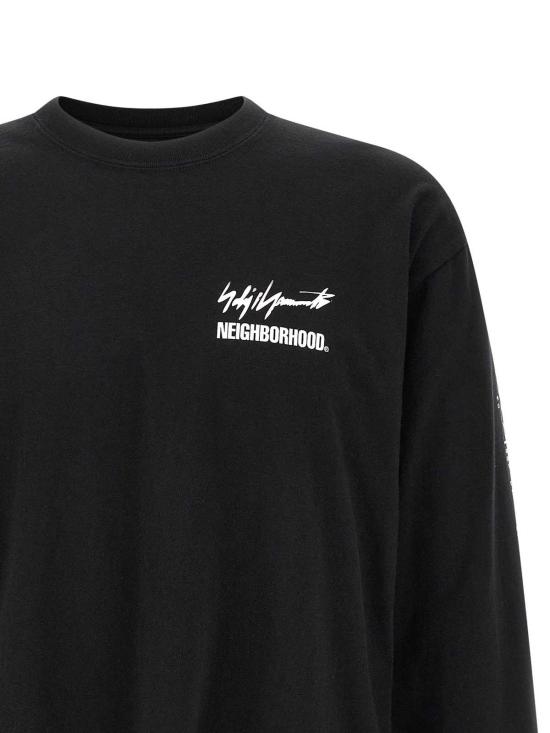 26SS 요지 야마모토 긴팔 티셔츠 HKT98998BLACK2 Black - YOHJI YAMAMOTO