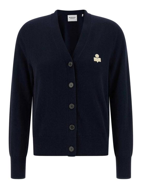 26SS 이자벨마랑에뚜왈 KARINA 카리나 V넥 가디건 CA0104FAC1L17E30MI Blue