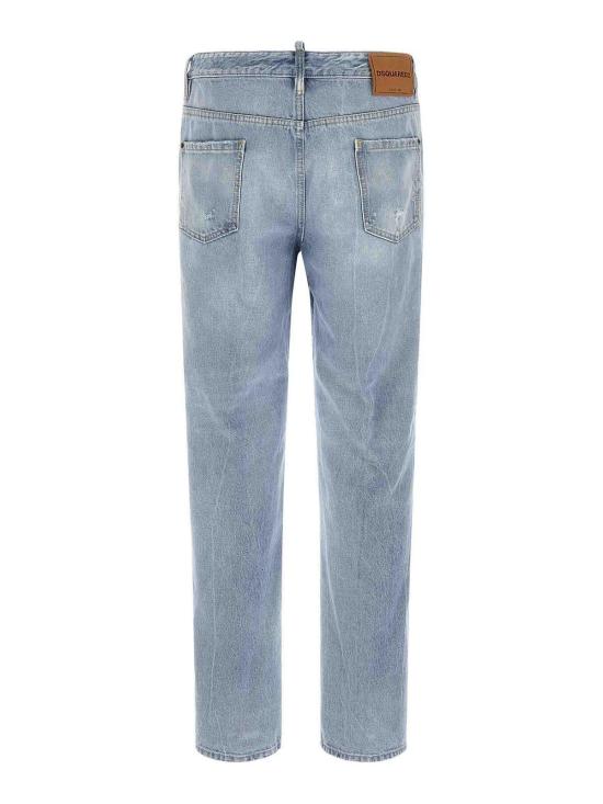 26SS 디스퀘어드2 스트레이트 팬츠 S71LB1721S30839470 Blue - DSQUARED2